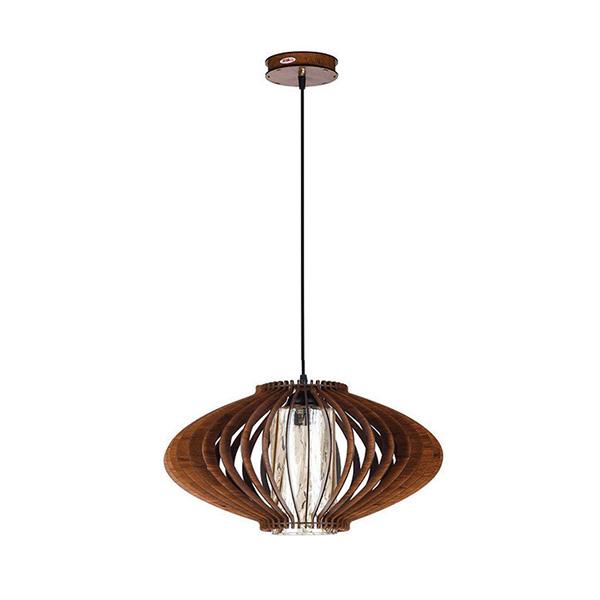 Wooden pendant lamp