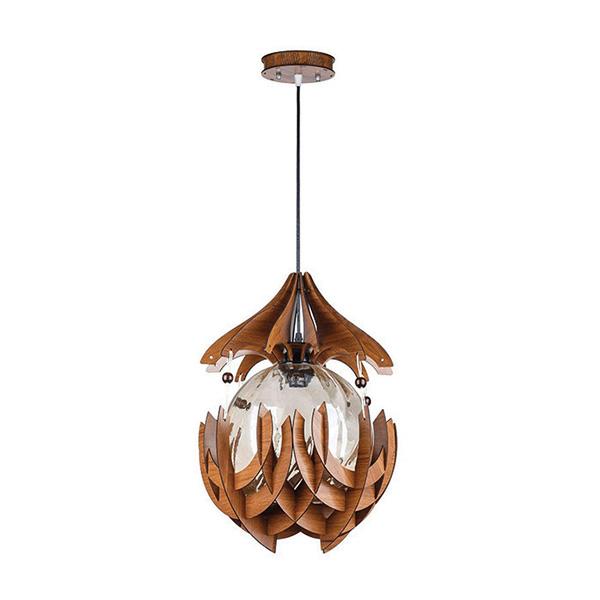 Wooden pendant lamp