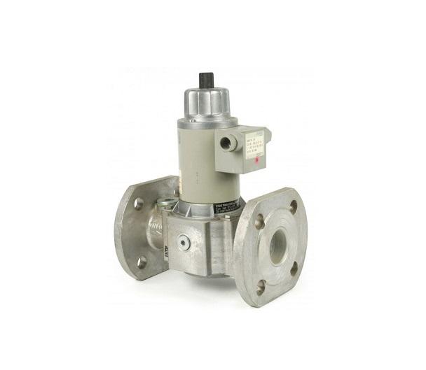 Flange gradual gas solenoid valve