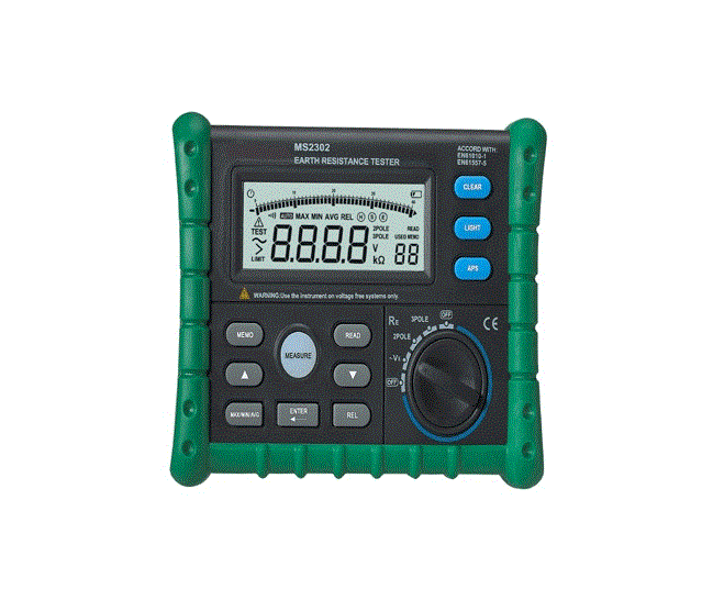 Digital earth meter