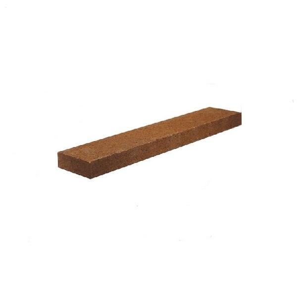 Clear brown refractory brick