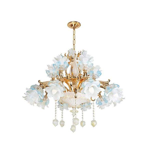 Fifteen-arms chandelier