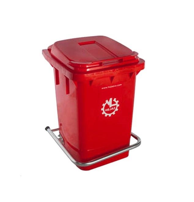 60 liter polyethylene pedal bin