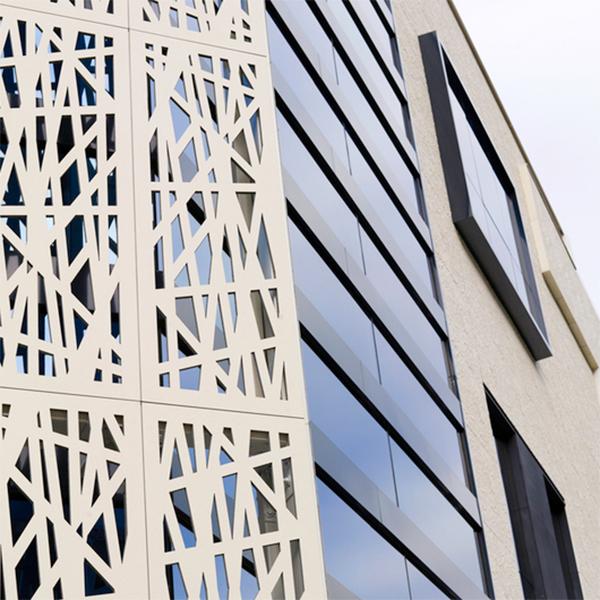 Aluminum double-skin facade