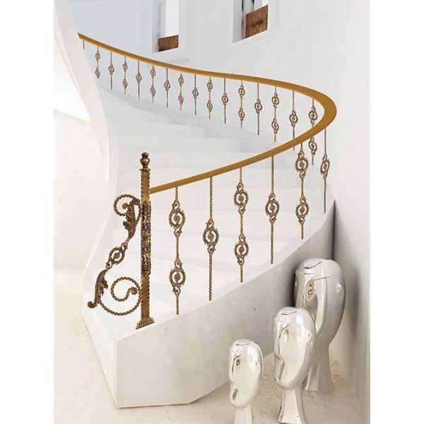 Diamond wrought iron railings