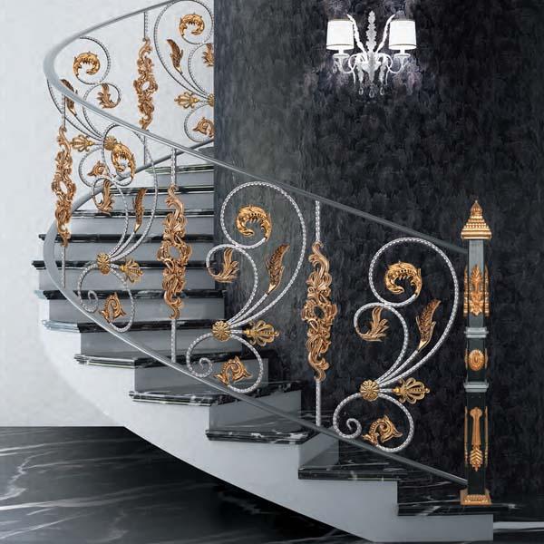 Wrought iron railing