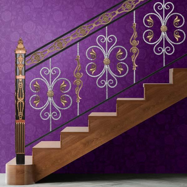 Wrought iron railing