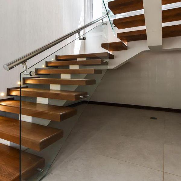 Glass railings with base