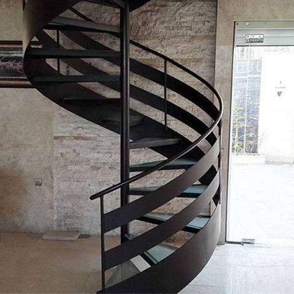 Iron prefabricated stairs