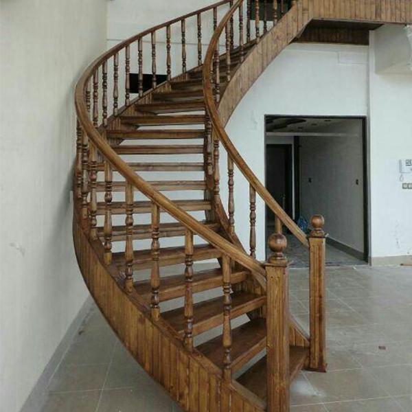 Prefabricated wooden stairs