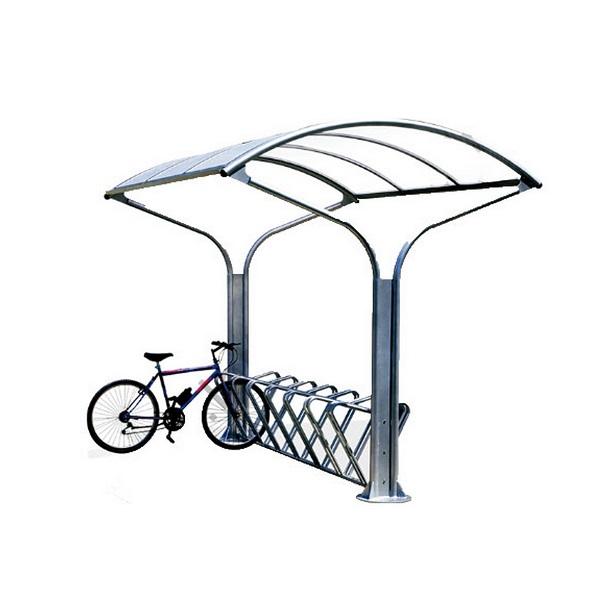 Metal bicycle station