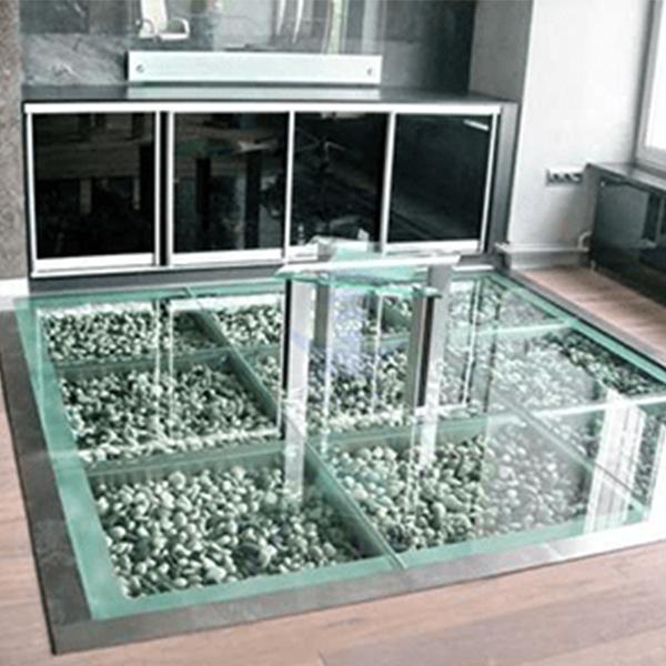 Glass flooring