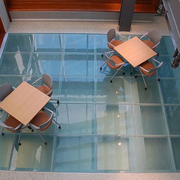 Glass flooring