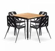 Restaurant table and chair set