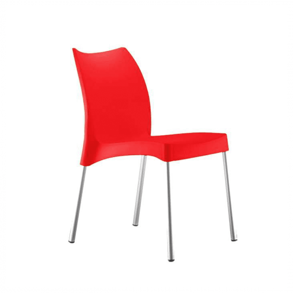 Harmonious aluminum base chair