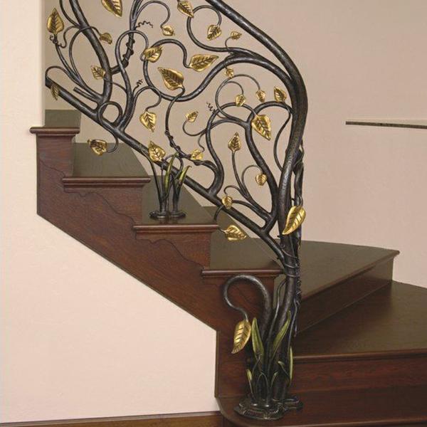 Wrought iron railing