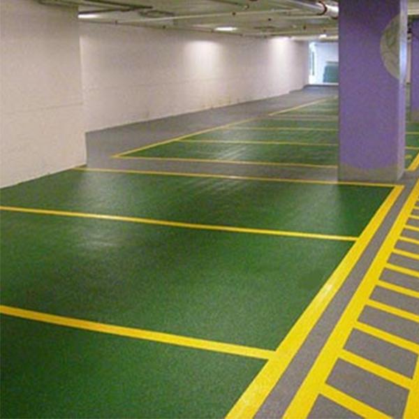 Epoxy parking flooring