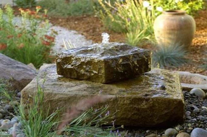 Stone fountain