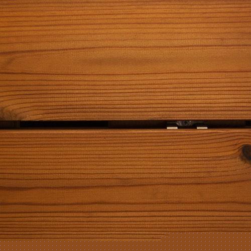 Wood facade