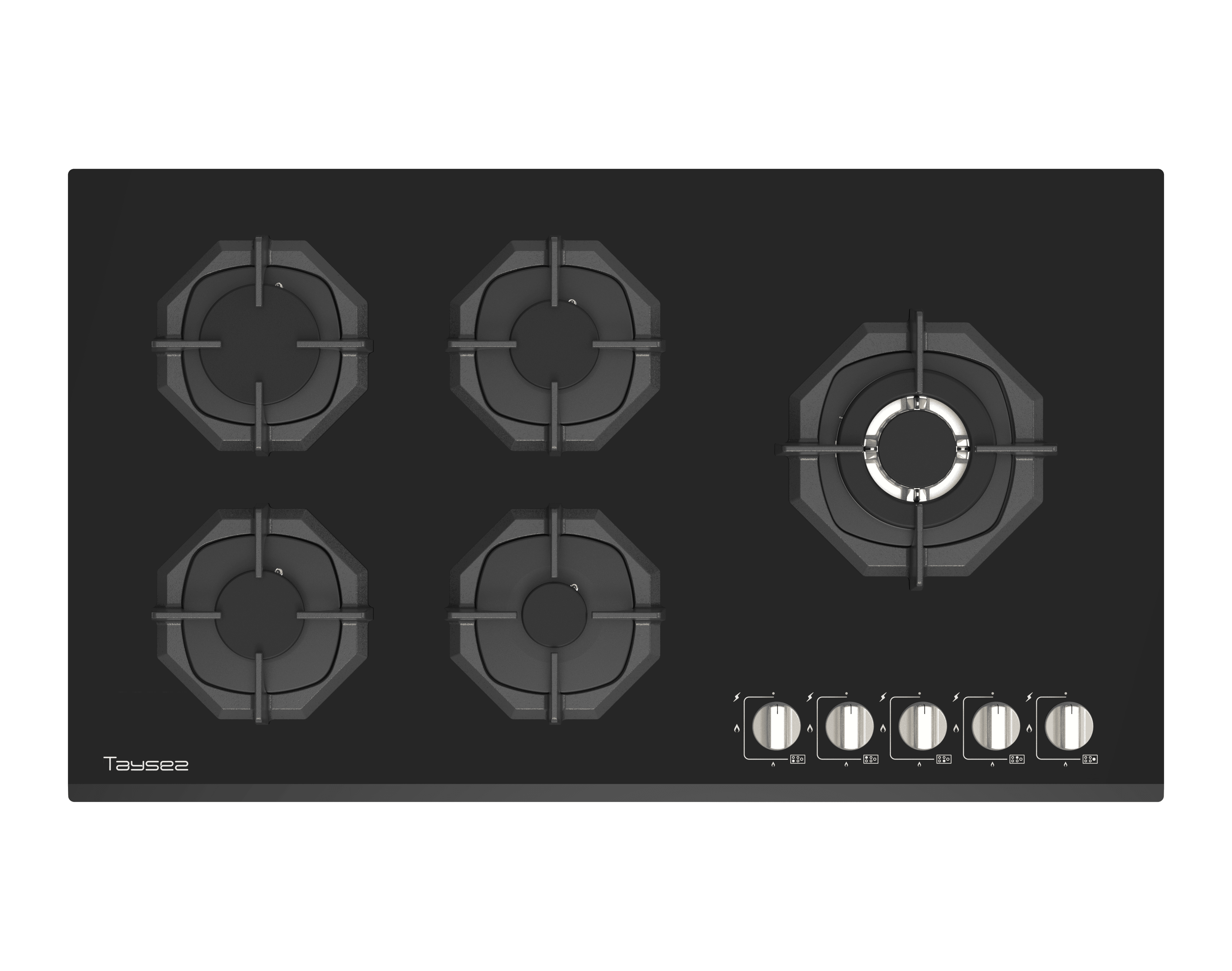 glass plate hob