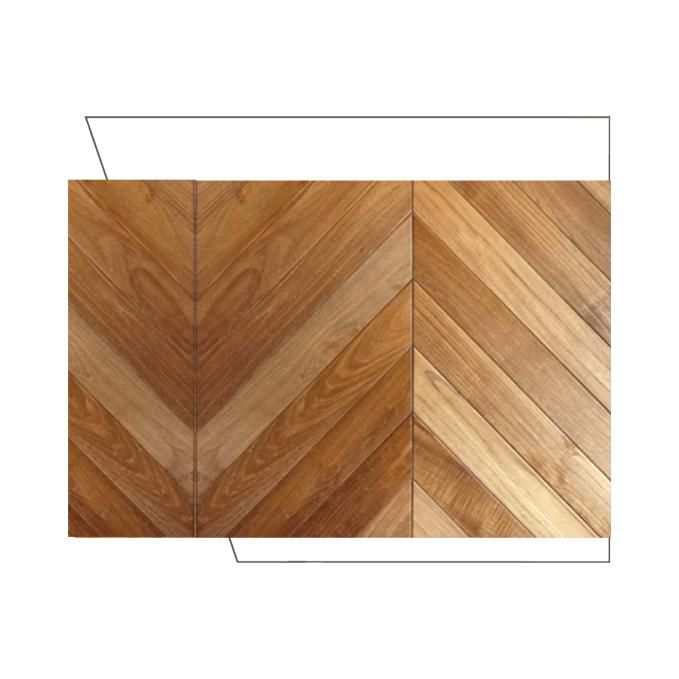 All Termwood parquet design (45 degrees)