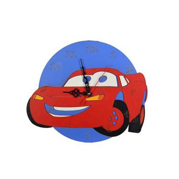 McQueen baby wall clock